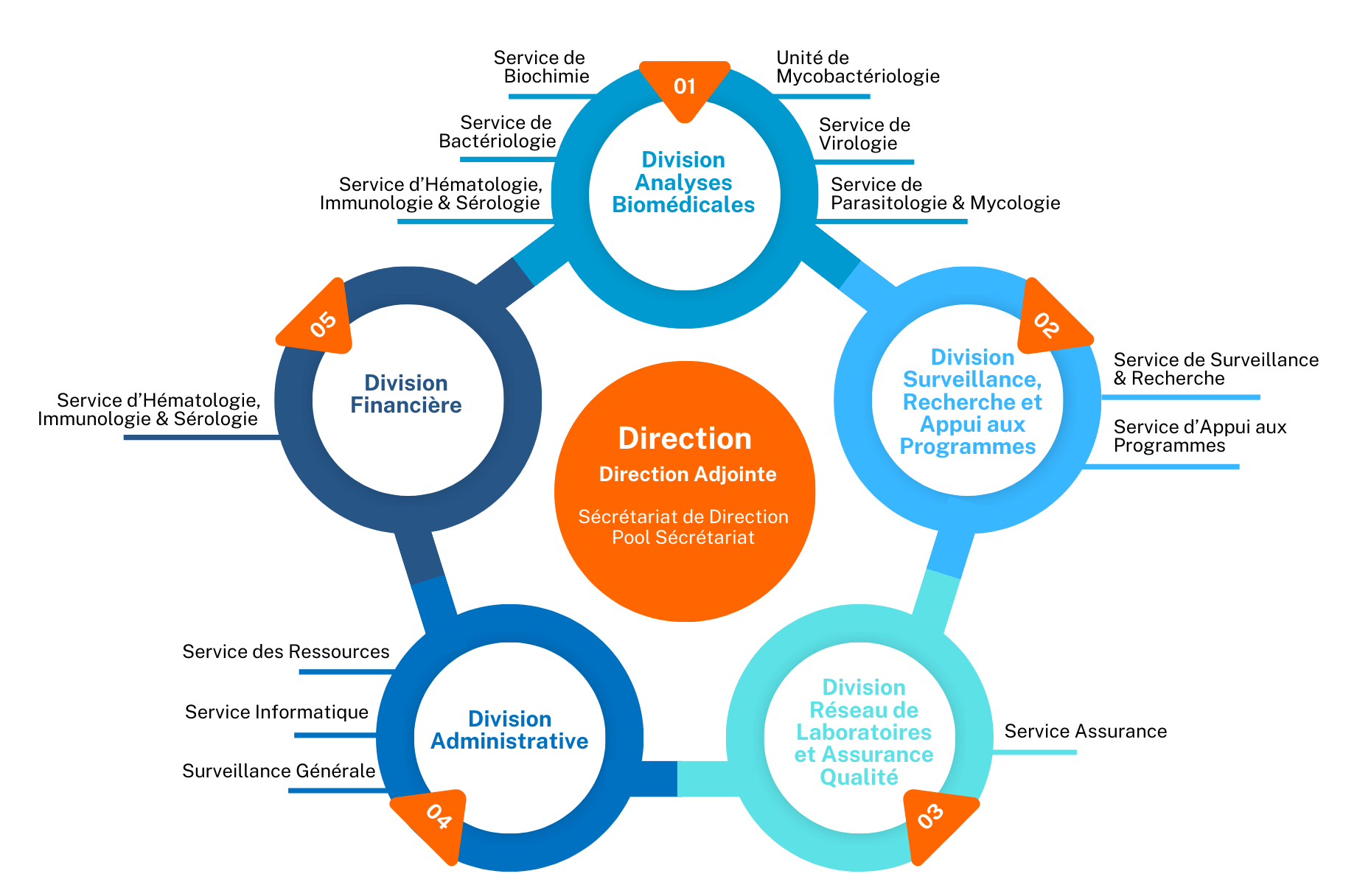 Organigramme du LNSP